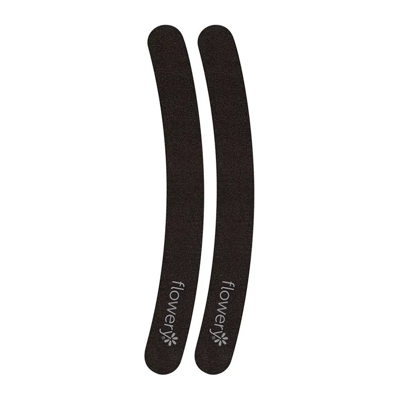 Flowery Nail File - Banana Boat (2 Pack) | For Thick, Gel-Polished or Acrylic Nails