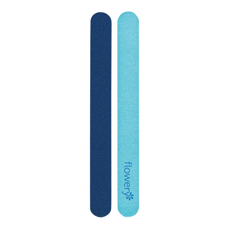 Flowery Nail File - Moody Blue (2 Pack) | For All Nail Types