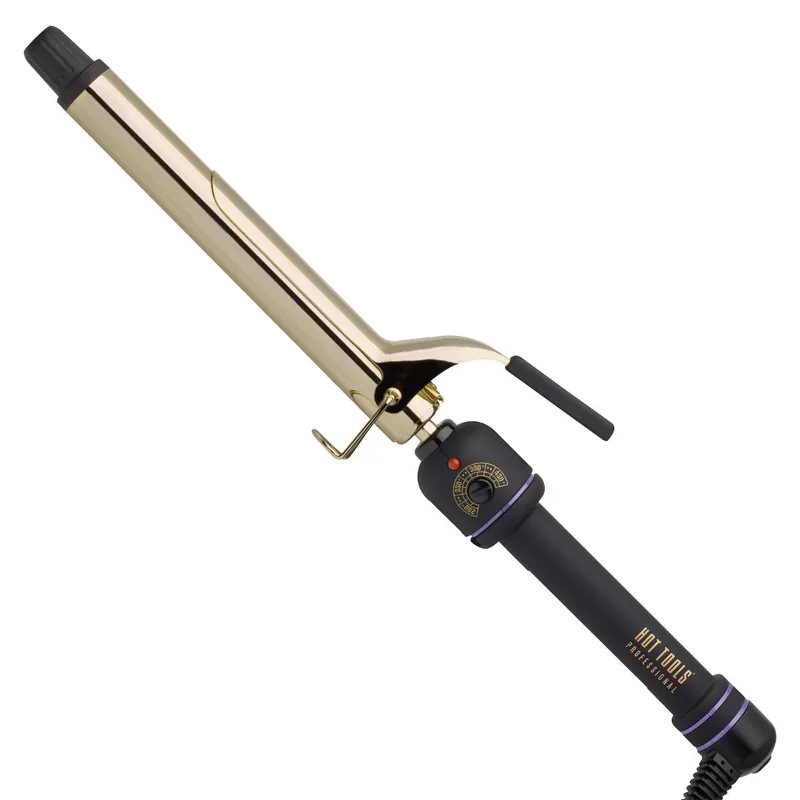 Helen of Troy Hot Tools 24K Gold Curling Iron / Wand 1" - Extra Long Barrel