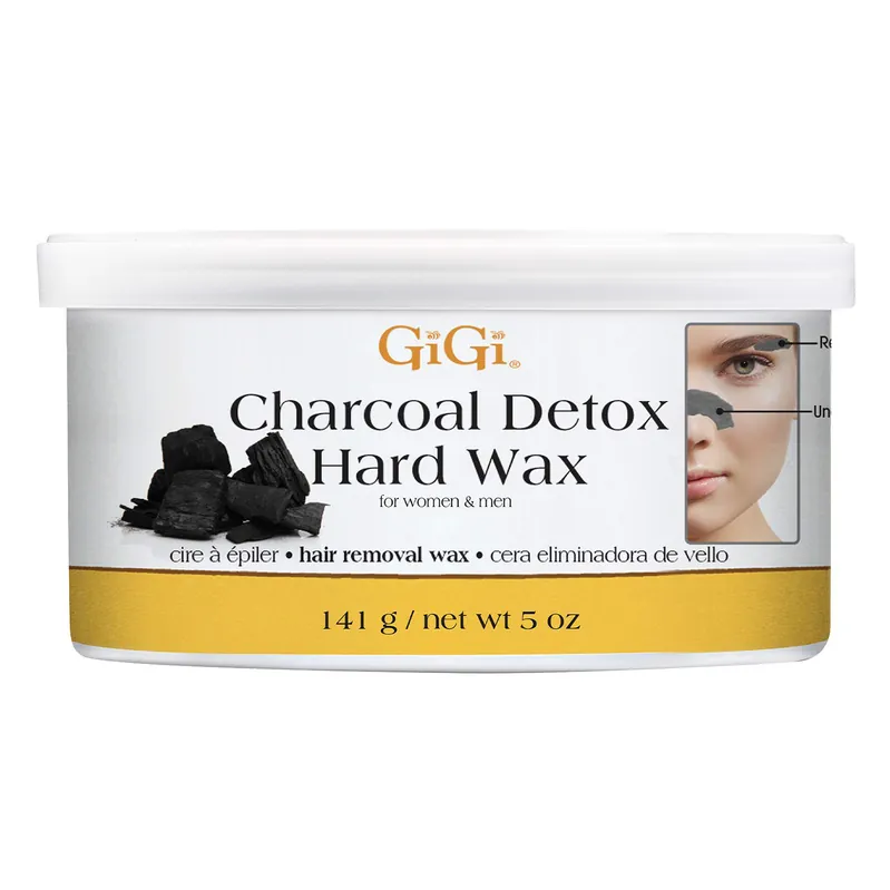 GiGi Hair Removal Wax 5 oz / 141 g - Charcoal Detox Hard Wax