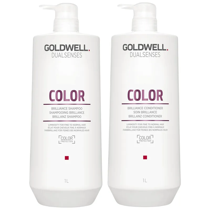 Goldwell Dualsenses COLOR Brilliance Shampoo & Conditioner Duo Liter / 33.8 oz