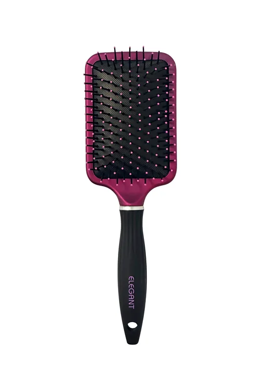 Elegant #573 Deep Shine X5 Superlite Ionic Styling Paddle Hair Brush - Large (10.5") / Metallic Purple