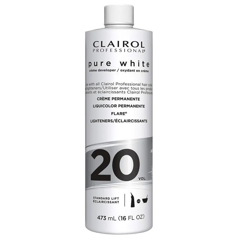 Clairol Professional Pure White Creme Developer 16 oz / 473 ml - 20 Volume