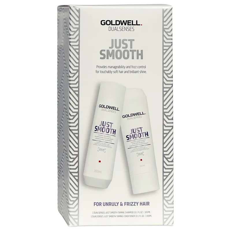 Goldwell Dualsenses JUST SMOOTH Taming Shampoo & Conditioner Duo 10.1 oz / 300 ml