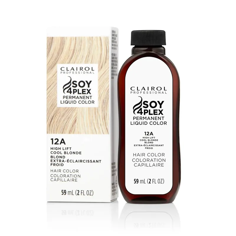 Clairol Professional Soy4Plex LiquiColor Permanent Hair Color - 12A/HL-V (High Lift Cool Blonde)