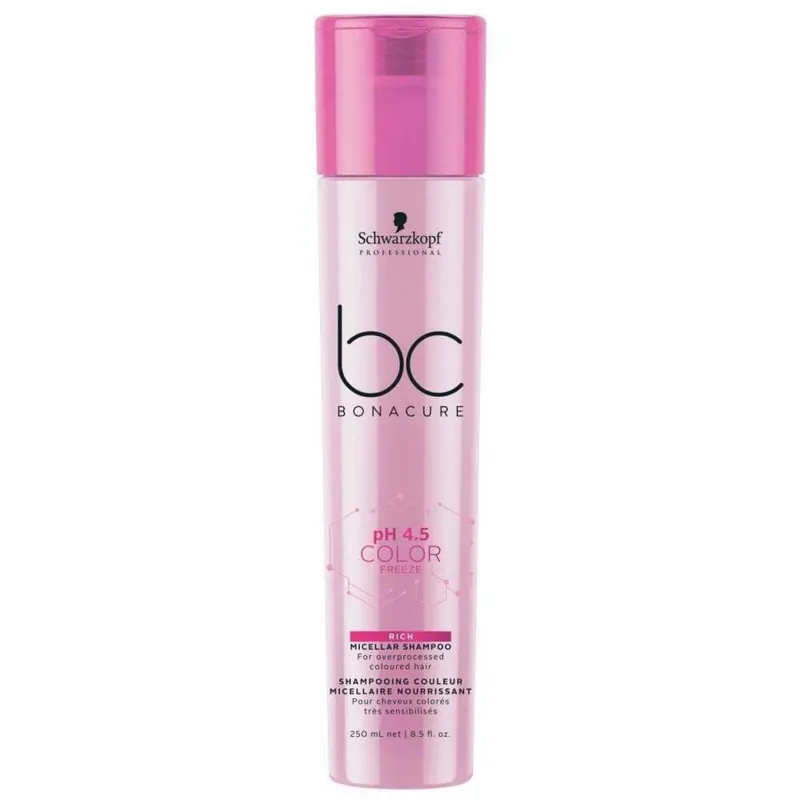 Schwarzkopf Bonacure Ph 4.5 Color Freeze Micellar Rich Shampoo 8.5 oz - Hermosa Beauty