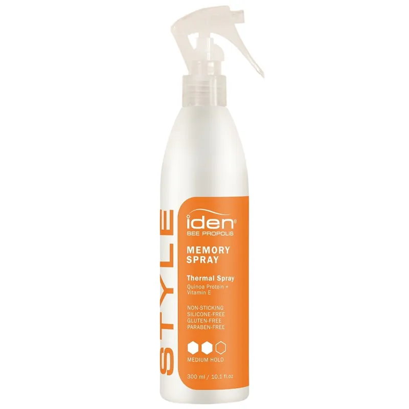 Iden Bee Propolis Memory Spray Thermal Hairspray 10.1 oz / 300 ml | Hold 2/3