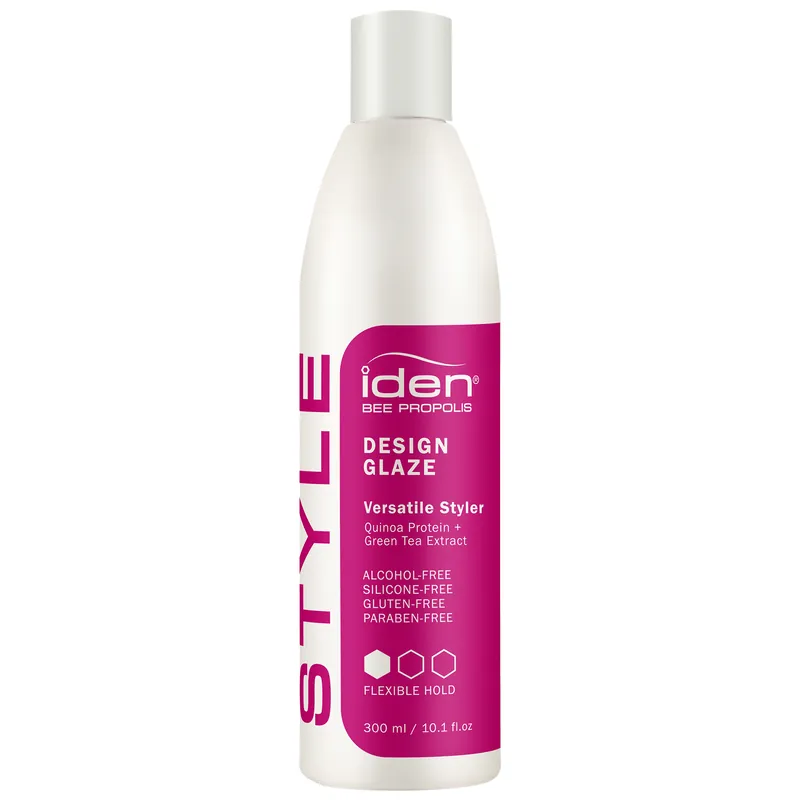 Iden Bee Propolis Design Glaze Versatile Styler 10.1 oz / 300 ml | Hold 1/3
