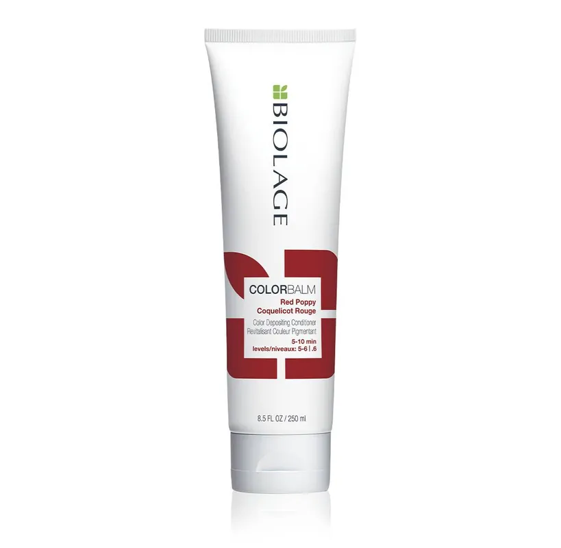 Biolage ColorBalm Color Depositing Conditioner 8.5 oz / 250 ml - Red Poppy