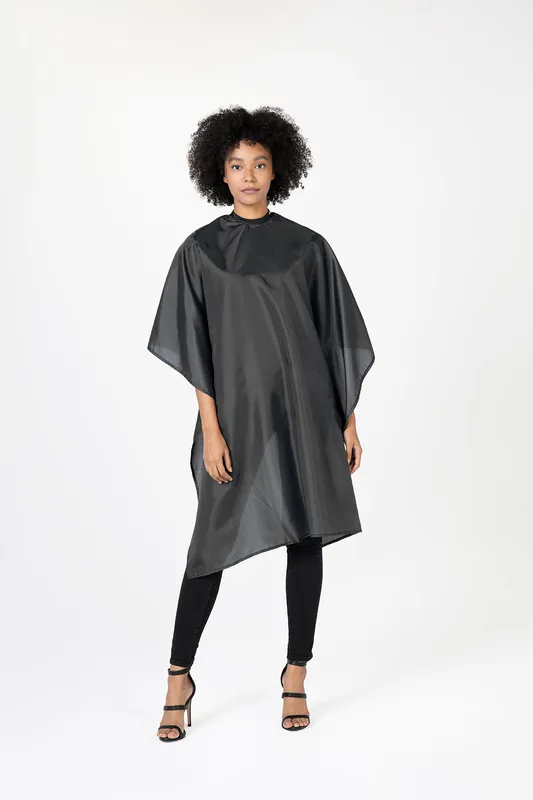 Betty Dain Whisper Styling Cape - Black / Velcro Touch-and-Close
