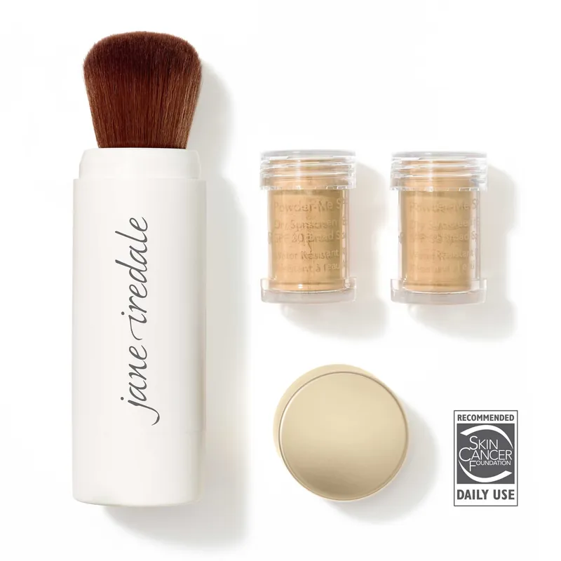 Jane Iredale Powder-Me SPF 30 Dry Sunscreen Refillable Brush - Golden