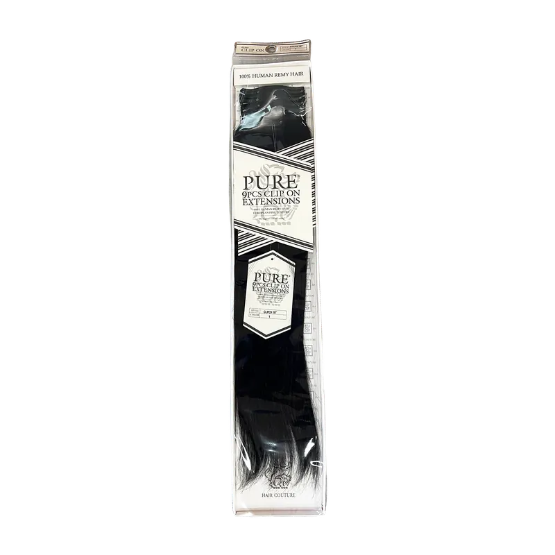 Hair Couture 9 Pcs Pure Clip Cream 18" 1