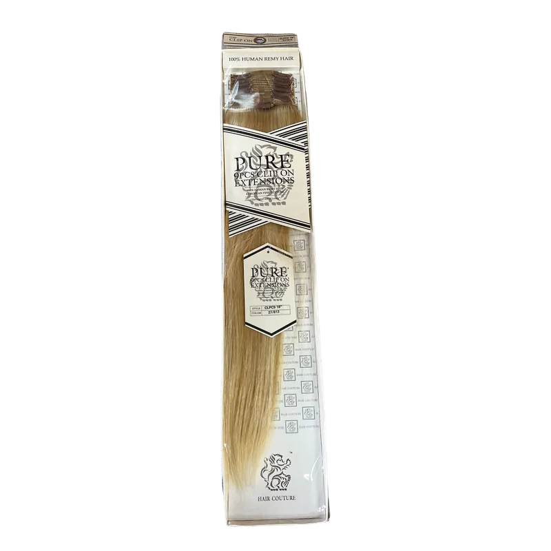 Hair Couture 9 Pcs Pure Clip Cream 18" 27/613