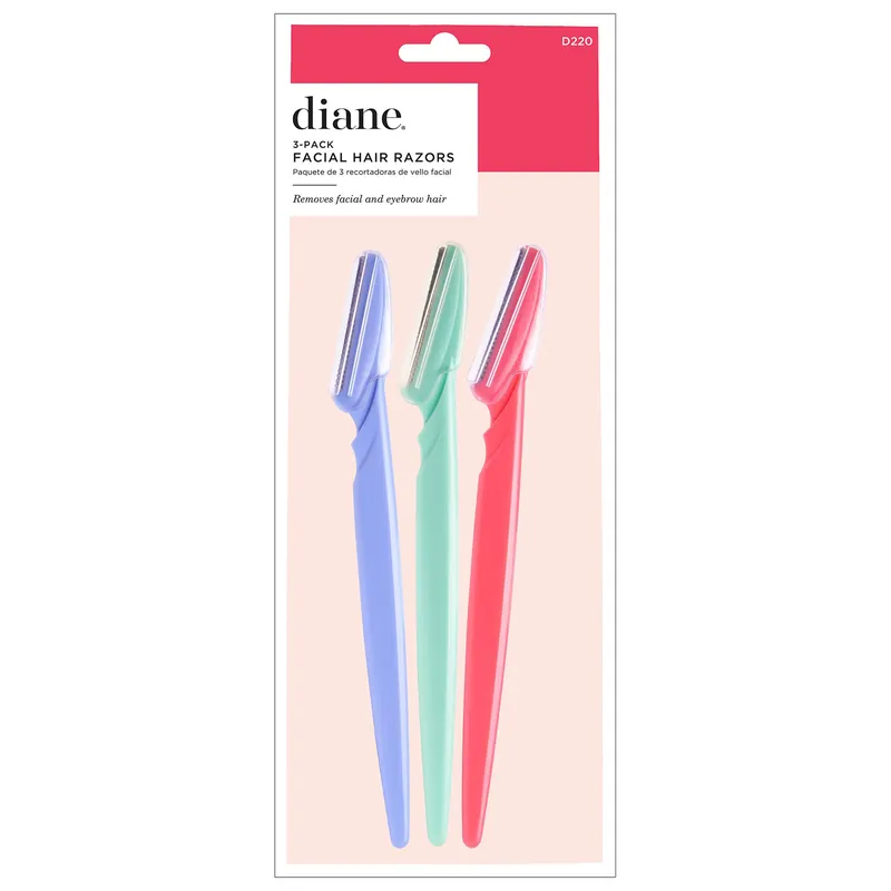 Diane Dermaplanning Facial Hair Razors 3-Pack | D220