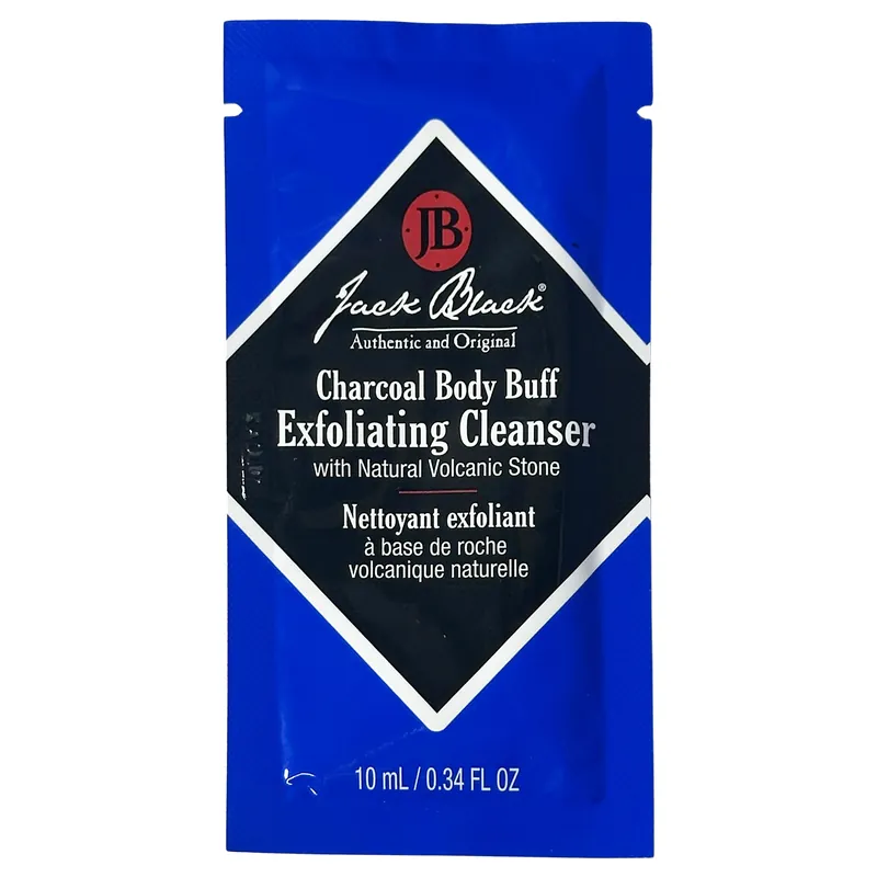 [FREE SAMPLE] Jack Black Charcoal Body Buff Exfoliating Cleanser 10 ml