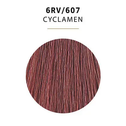 Wella ColorCharm Permanent Liquid Hair Color 42 ml / 1.4 oz - 6RV / 607 Cyclamen