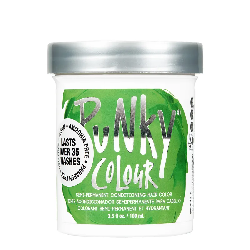Punky Colour Semi-Permanent Conditioning Hair Color - Spring Green 1438