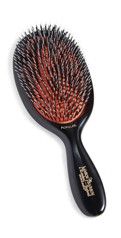 Mason Pearson Popular Dark Ruby Bristle & Nylon BN1 Hairbrush