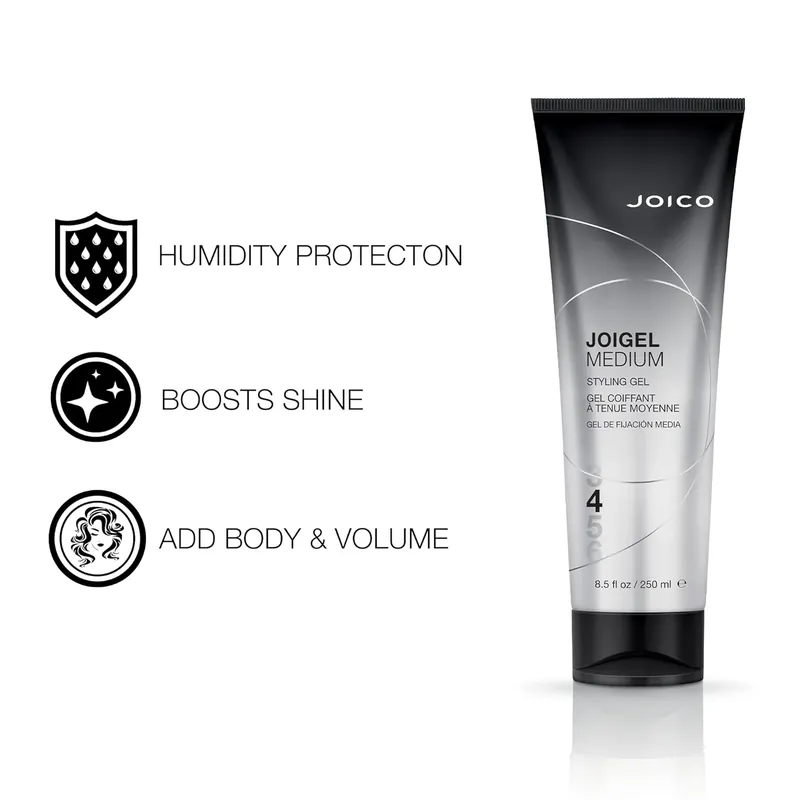 Joico JOIGEL Medium Styling Gel 8.5 oz / 250 ml | Hold 4/10