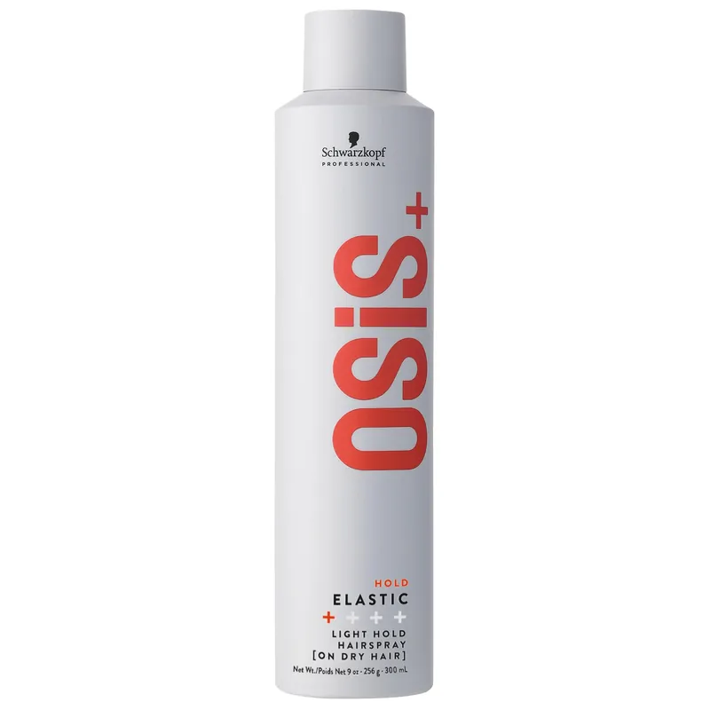 Schwarzkopf OSIS+ Elastic Light Hold Hairspray 9 oz / 300 ml | Hold 1/4