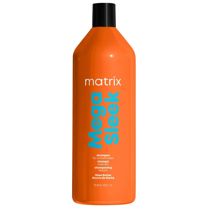 Matrix Mega Sleek Shampoo Liter / 33.8 oz | For Smoothness