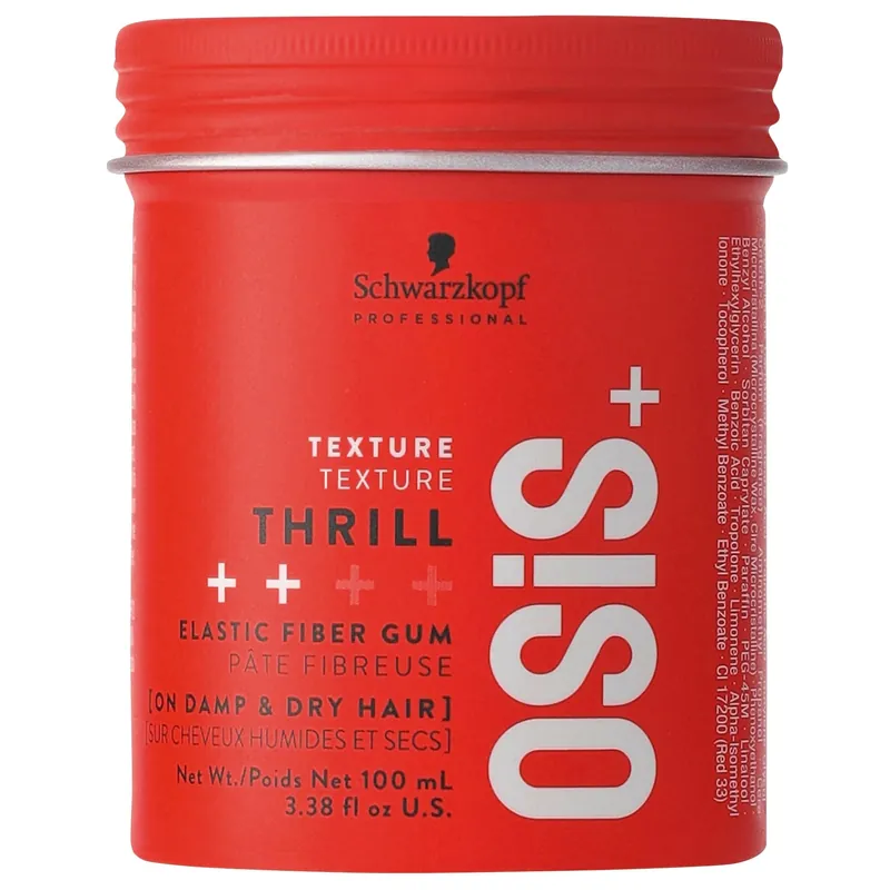 Schwarzkopf OSIS+ Thrill Fiber Gum 3.38 oz / 100 ml | Hold 3/4