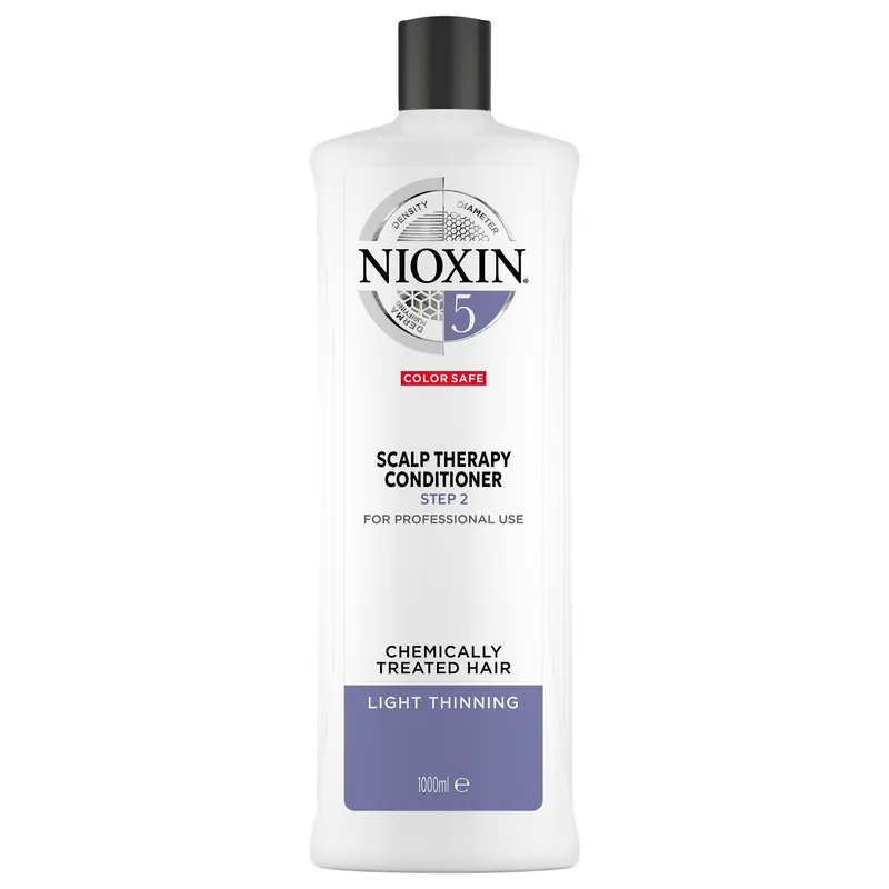 Nioxin System 5 Scalp Therapy Conditioner Liter / 33.8 oz | Chemically Treated Hair / Light Thinning
