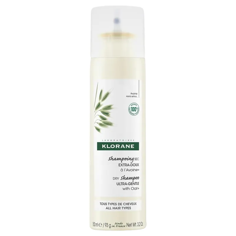 Klorane ULTRA-GENTLE Dry Shampoo with Oat+ 3.2 oz / 150 ml | All Hair Types