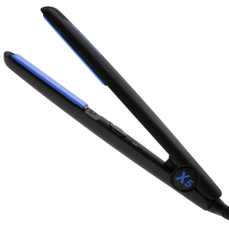 X5 SUPERLITE Nano Ceramic Tourmaline Flat Iron - 1" in Black | Model 7023