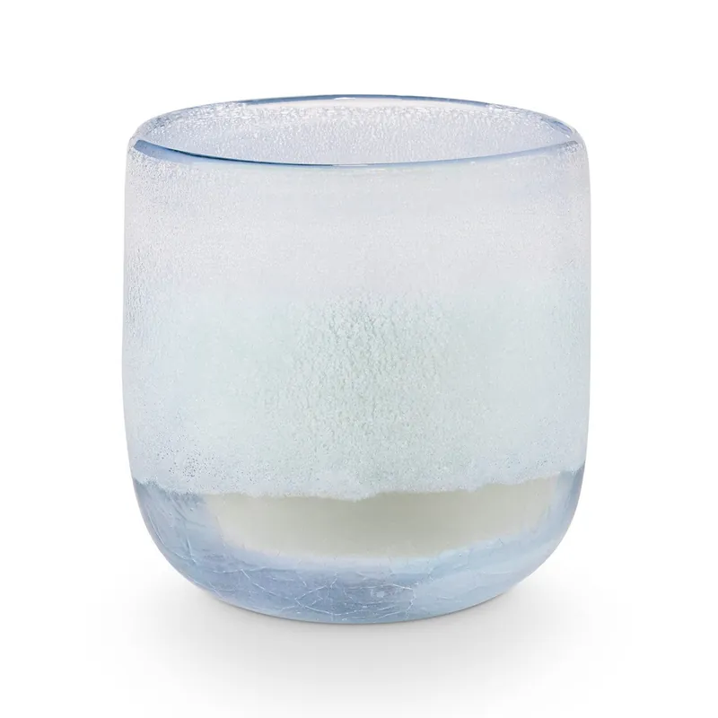 Illume Medium Mojave Glass Candle 13 oz / 370 g - Citrus Crush