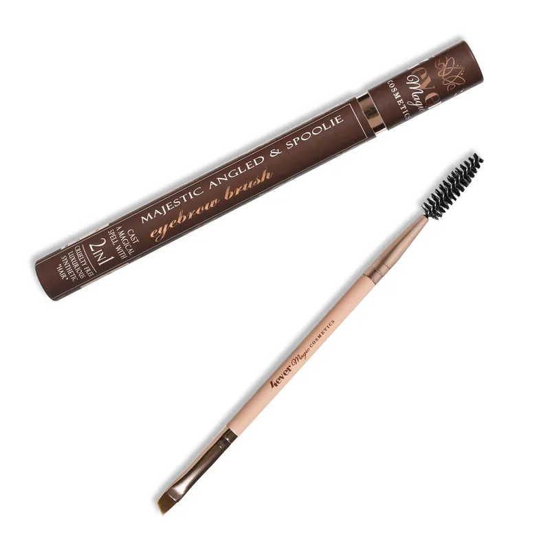 4ever Magic Cosmetics Majestic Angled & Spoolie Eyebrow Brush