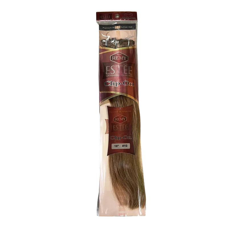Estee Remy Clip-On 18" #10 | 100% Remy Human Hair