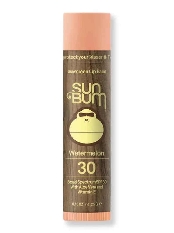 Sun Bum Watermelon SPF 30 Sun Screen Lip Balm 0.15 oz