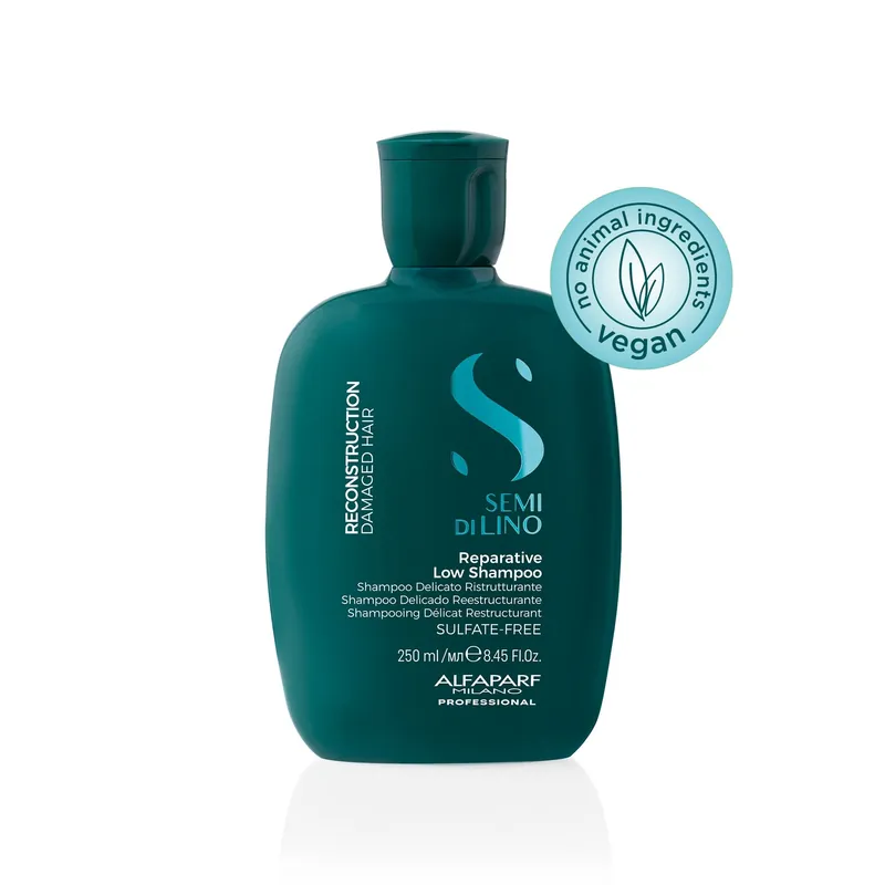 Alfaparf Semi Di Lino Reconstruction Reparative Low Shampoo 250 ml / 8.45 oz | For Damaged Hair
