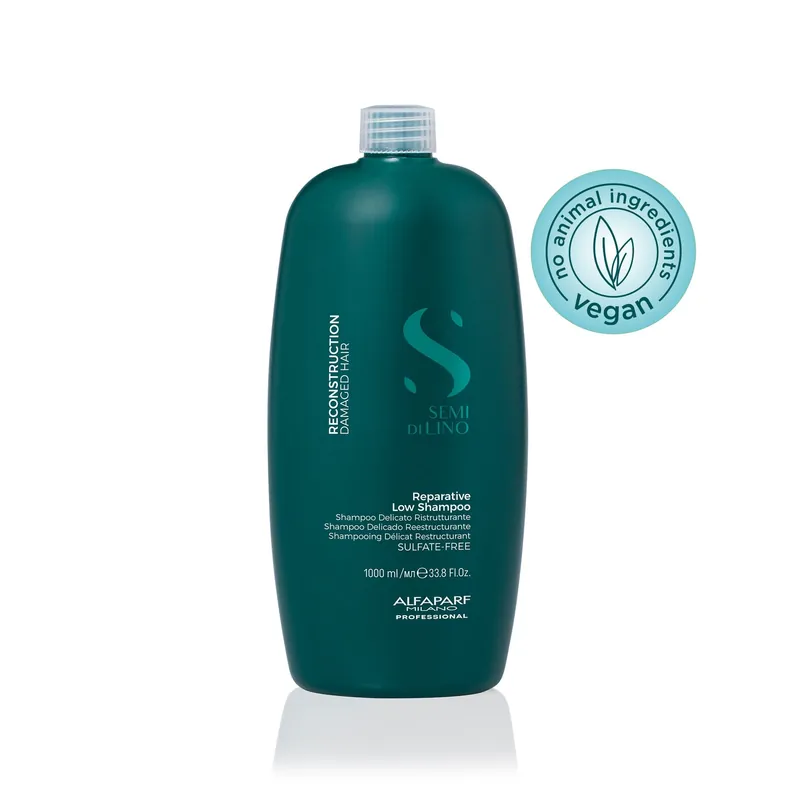 Alfaparf Semi Di Lino Reconstruction Reparative Low Shampoo 1000 ml / 33.8 oz | For Damaged Hair