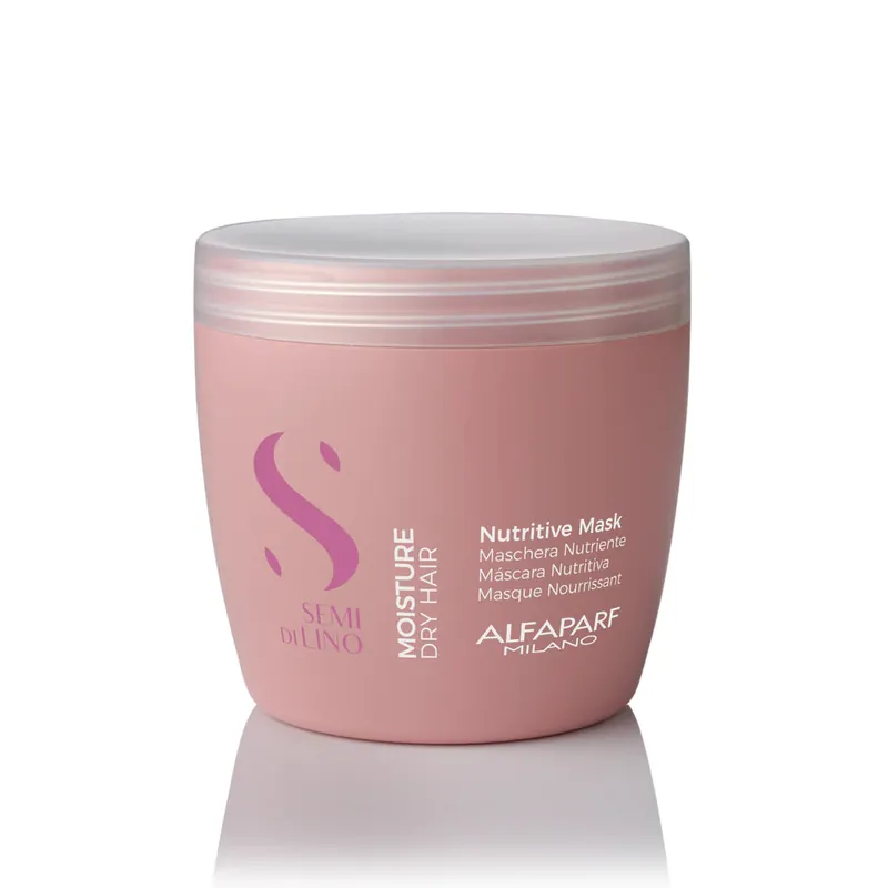 Alfaparf Semi Di Lino Moisture Nutritive Mask 500 ml / 16.9 oz | For Dry Hair