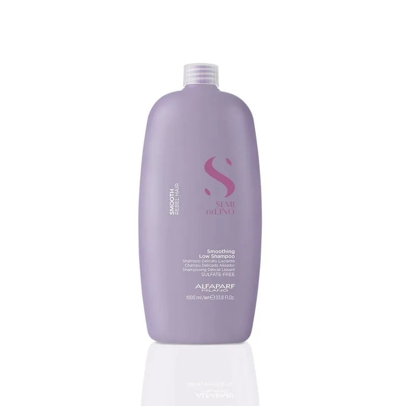 Alfaparf Semi Di Lino Smooth Smoothing Low Shampoo 1000 ml / 33.8 oz | For Rebel Hair