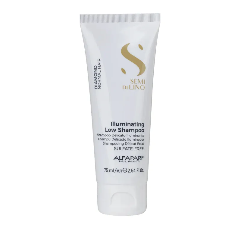 Alfaparf Semi Di Lino Diamond Illuminating Low Shampoo 75 ml / 2.54 oz | For Normal Hair