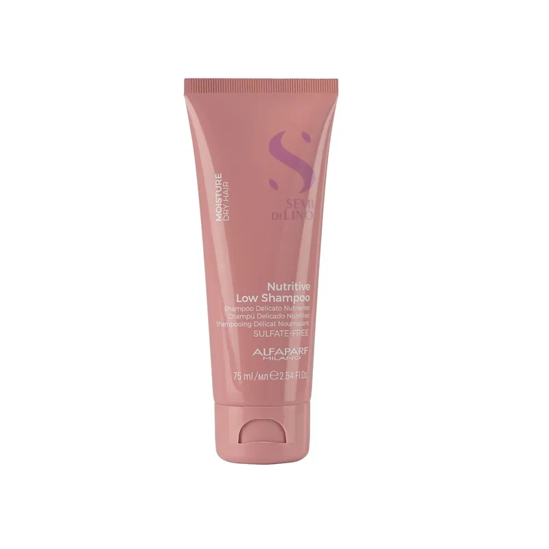 Alfaparf Semi Di Lino Moisture Nutritive Low Shampoo 75 ml / 2.45 oz | For Dry Hair