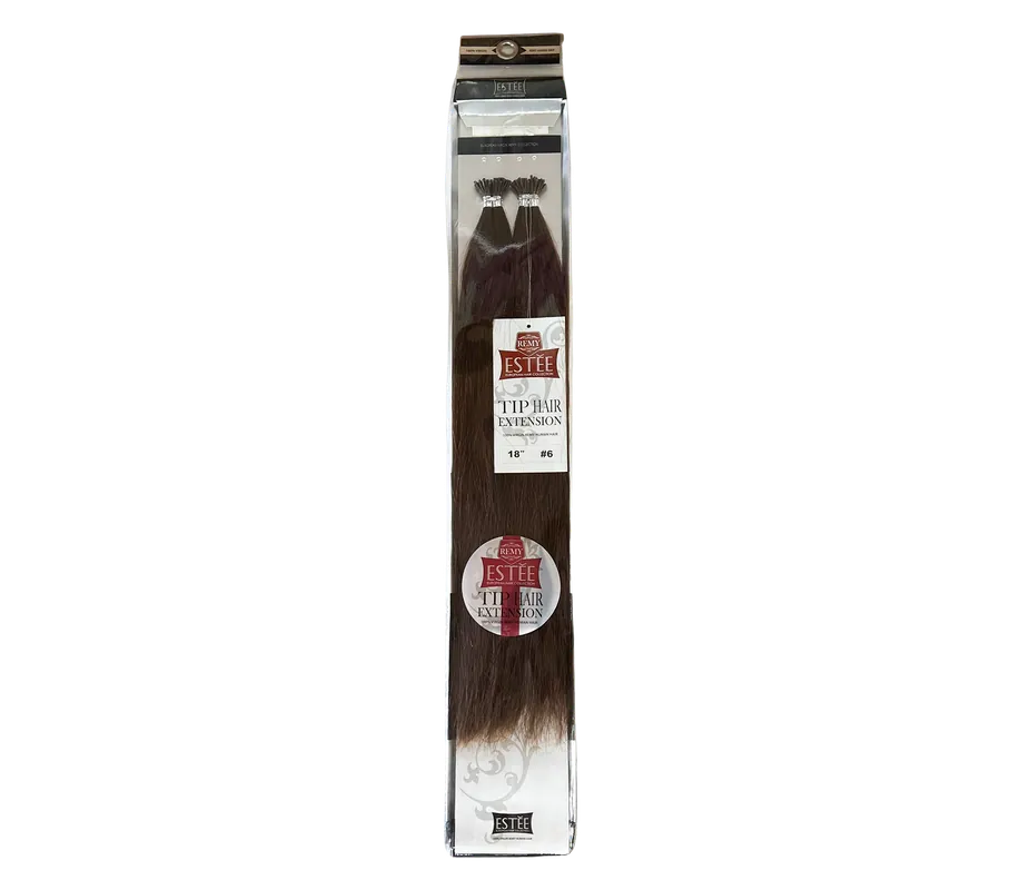 Estee Remy Tip Hair Extension Silver 18" #6