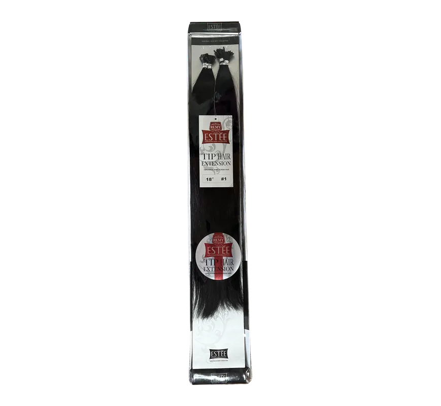 Estee Remy Tip Hair Extension Silver 18" #1