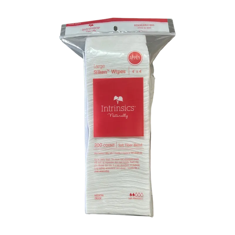 Intrinsics Esthetic Large Silken Wipes 4X4 200 Count