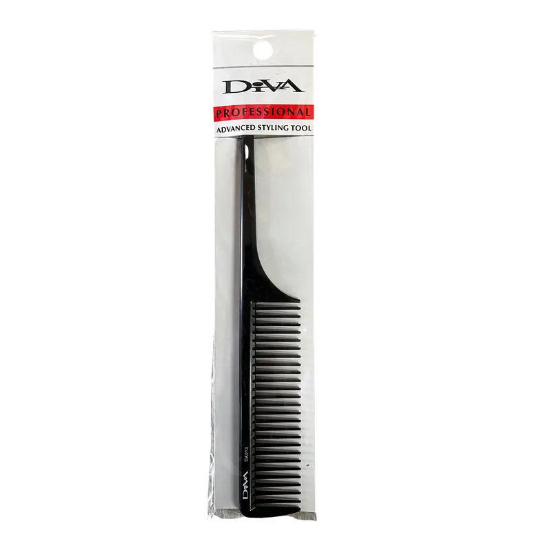 Diva Professional Advanced Styling Tool Sectioning Tail Comb 10"
