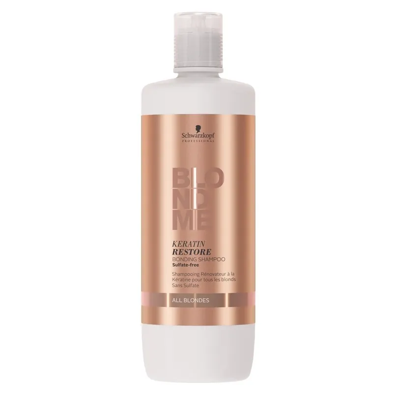 Schwarzkopf BLONDME Keratin Restore Bonding Shampoo Liter 1000 ml / 33.8 oz