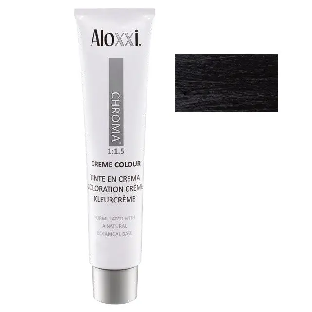Aloxxi Chroma Permanent Creme Colour 2 oz - 1A Cruising the Adriatic