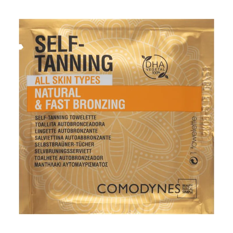 Comodynes Self-Tanning 8 Pack | Natural & Fast Bronzing For All Skin Types