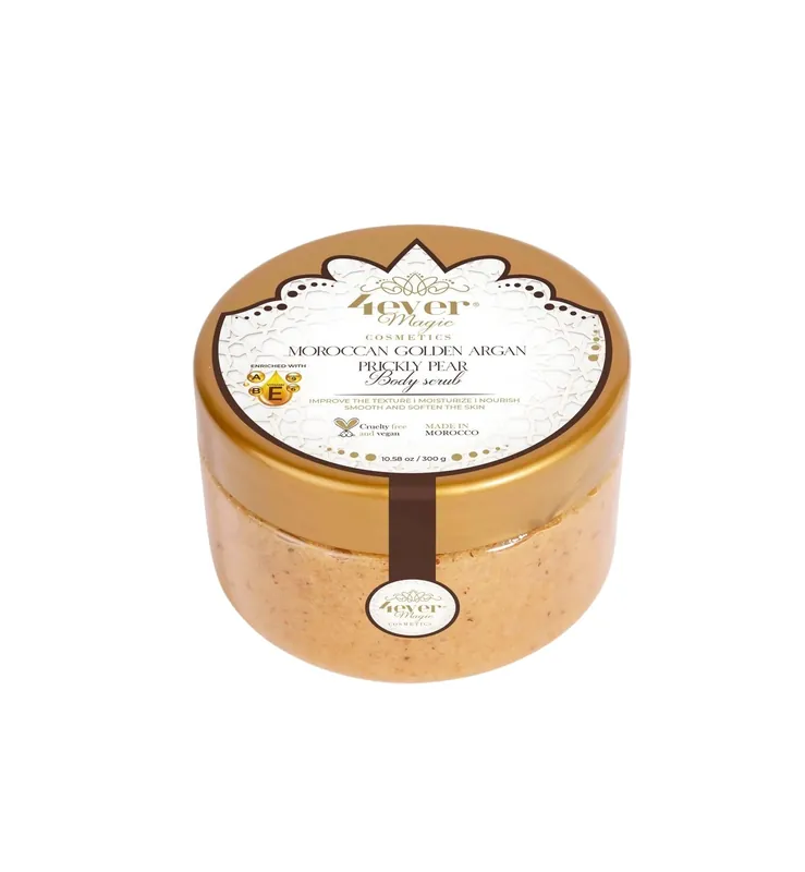 4ever Magic Cosmetics Moroccan Body Scrub 10.58 oz - Moroccan Golden Argan Prickly Pear