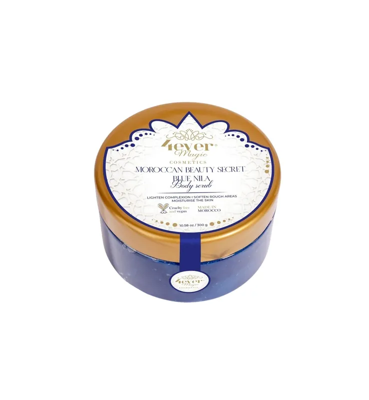 4ever Magic Cosmetics Moroccan Body Scrub 10.58 oz - Beauty Secret Blue Nila