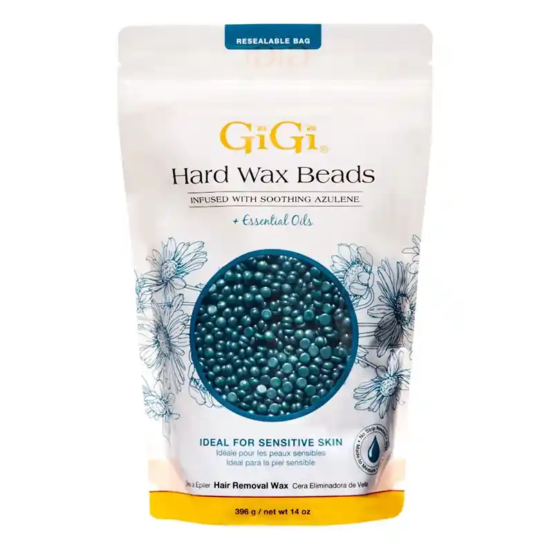 Gigi Hard Wax Beads 14 oz / 396 g - Soothing Azulene