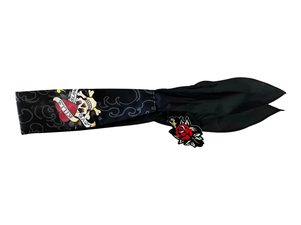 Ed Hardy Black Love Kills Slowly Headband